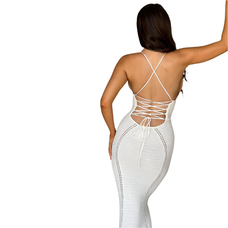 Luna - Damen gestricktes Sommerkleid