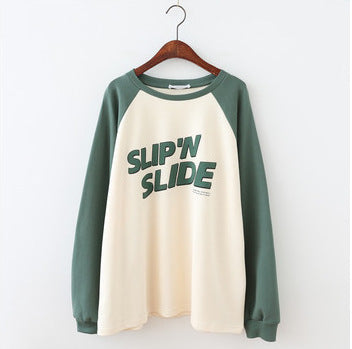 Femme Grafik Pullover Sweatshirt mit Relaxed Fit Heidi-Mode