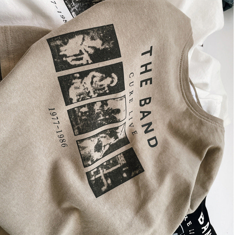 Femme Grafikdruck Relaxed Fit T-Shirt Heidi-Mode