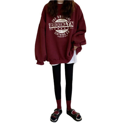 Femme Grafik Übergroße Sweatshirt Heidi-Mode