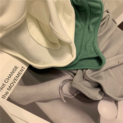 Damen Ripp-Hochbund-Lounge-Shorts Heidi-Mode