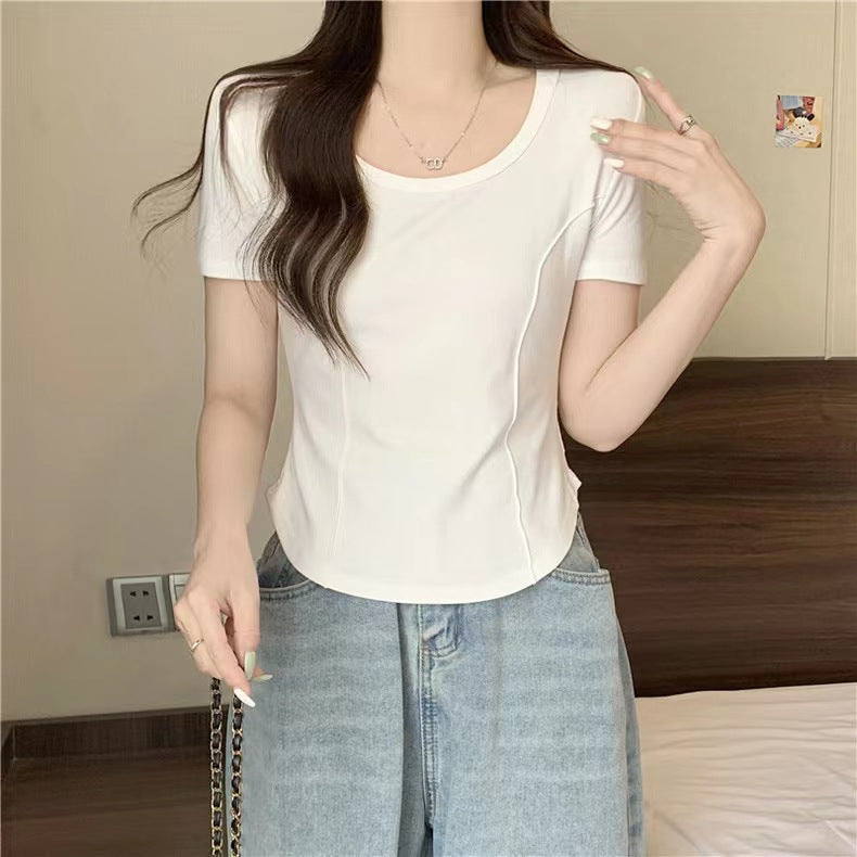 Femme Nahtlos Kurzarmshirt Heidi-Mode