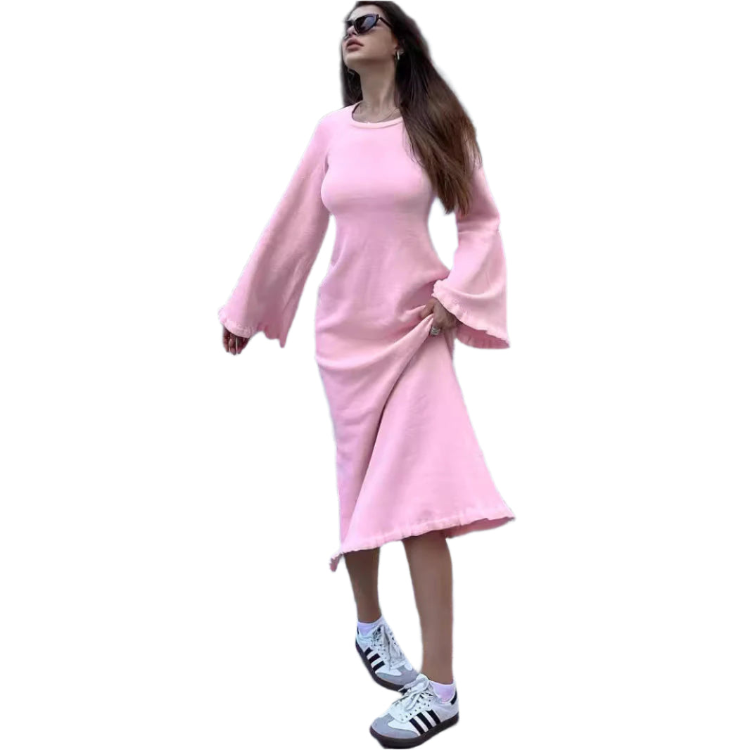 Nicole - Maxikleid mit breiten Ärmeln