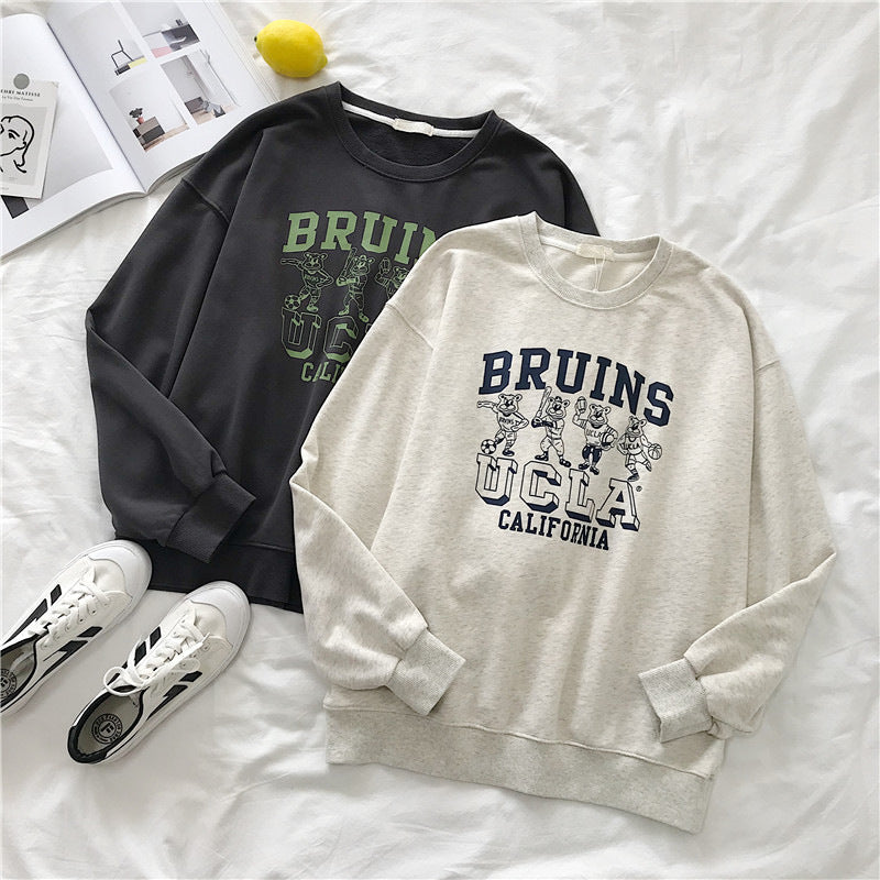 Femme Grafisches Bedrucktes Oversized Sweatshirt Heidi-Mode