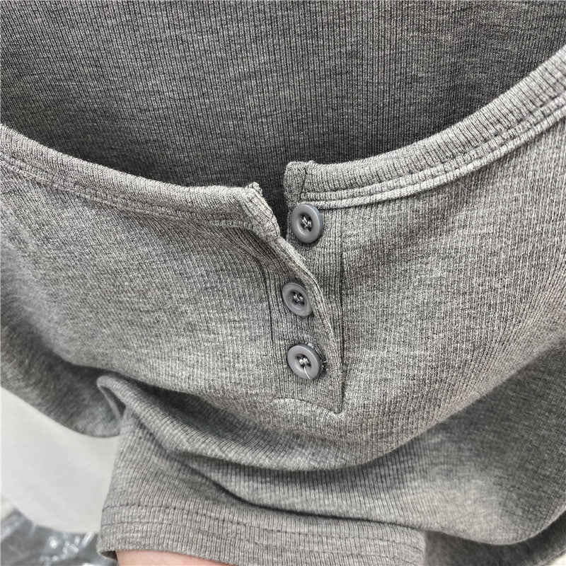 Femme Soft Ribbed Button-Down Tanktop Heidi-Mode