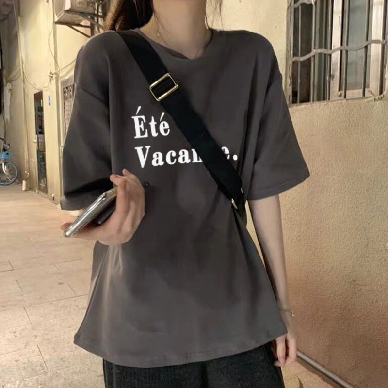 Femme Relaxed Fit Sommer Grafik T-Shirt Heidi-Mode