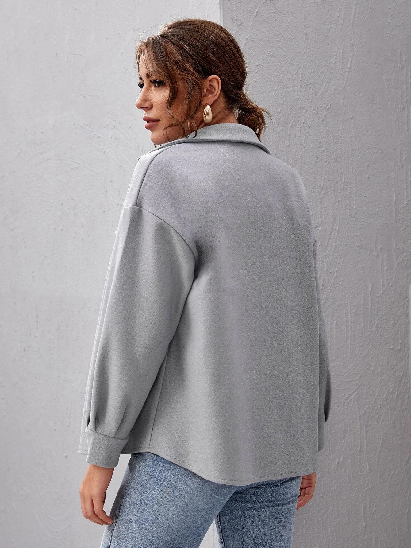 Stilvolle Hemdjacke | Lässige Eleganz | Vielseitiger Look