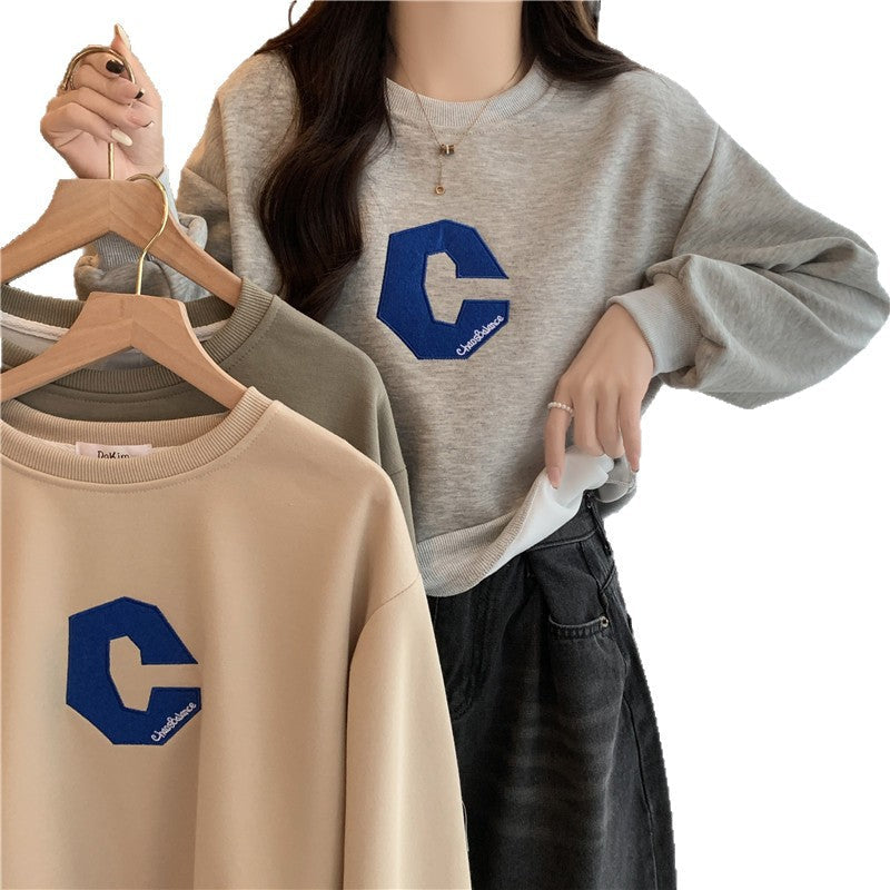 Femme Grafik Logo Sweatshirt Heidi-Mode