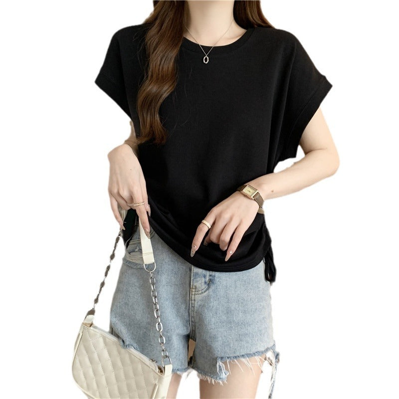 Femme Relaxed Fit Knot Tee Heidi-Mode