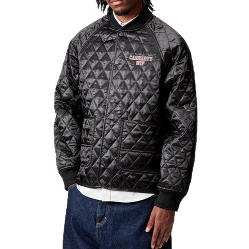 Herren gesteppte Baumwolljacke mit praktischem Reißverschluss Aliams