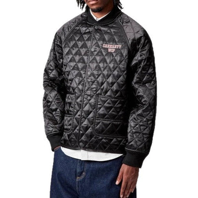 Herren gesteppte Baumwolljacke mit praktischem Reißverschluss Aliams