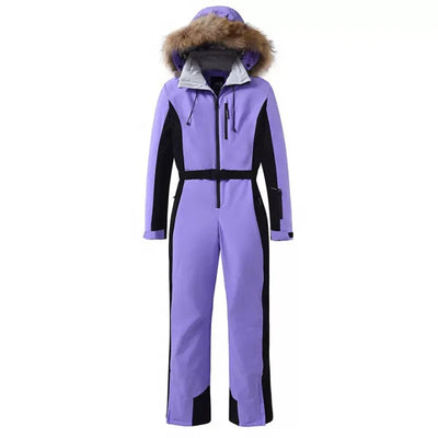 Einteiliger Skianzug für Damen | Wintersportbekleidung