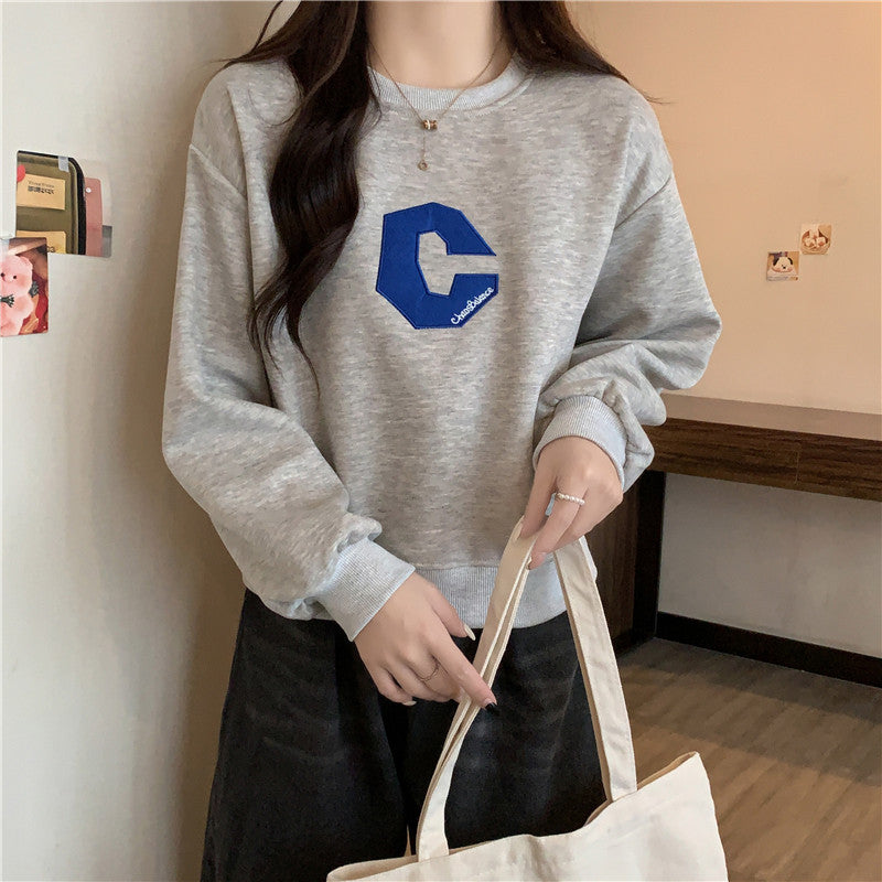 Femme Grafik Logo Sweatshirt Heidi-Mode