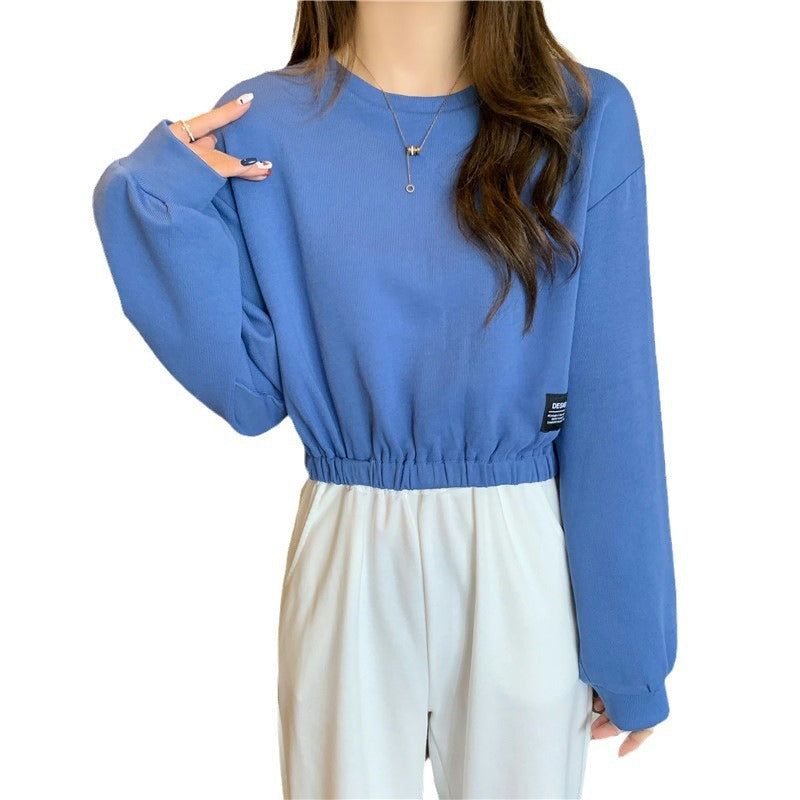 Damen Langarm Relaxed Fit Top mit markantem Nähdetail Heidi-Mode