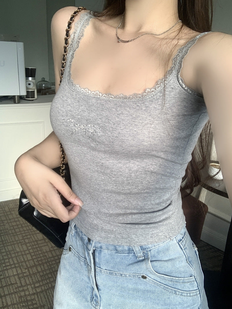 Femme Spitzenbesetztes Camisole-Top Heidi-Mode