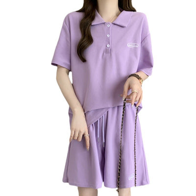 Femme Polo Shirt und Shorts Set Heidi-Mode