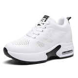 Damen Sportliche Air-Cushion Sneakers – Leichte Bequeme Laufschuhe in Weiß