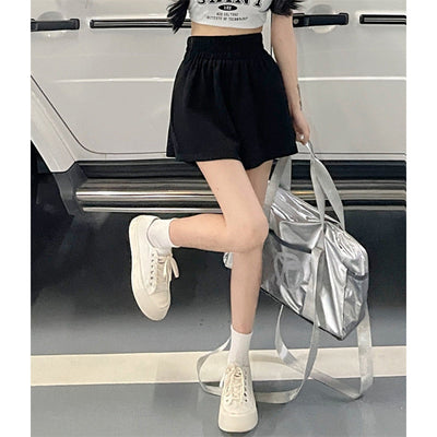 Damen High-Waisted Comfort Lounge Shorts Heidi-Mode