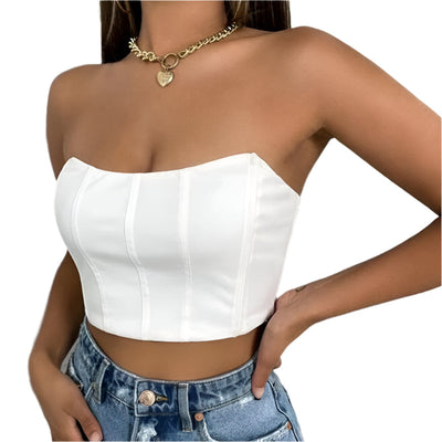 Melissa - Modernes cropped Tube-Top