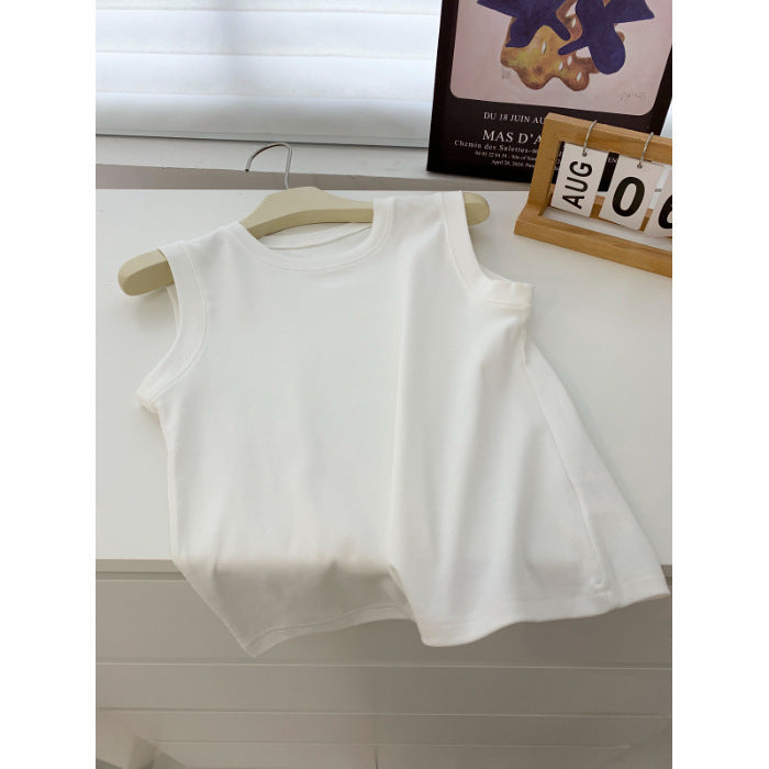 Femme Leichtgewichtig Ärmelloses Oberteil mit Elegantem Fluss Heidi-Mode