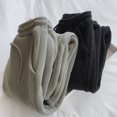 Femme Soft Fleece Loungewear Set mit verstellbarem Bund Heidi-Mode