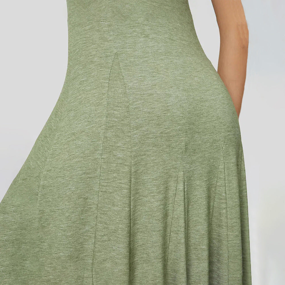 Natasha - Lange Swingkleid im Slim Design