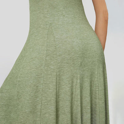 Natasha - Lange Swingkleid im Slim Design