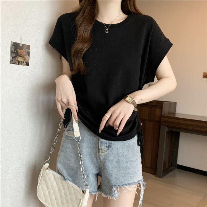 Femme Relaxed Fit Knot Tee Heidi-Mode