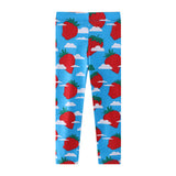 Mädchen Leggings mit fröhlichem Erdbeermotiv Drune in Gelb