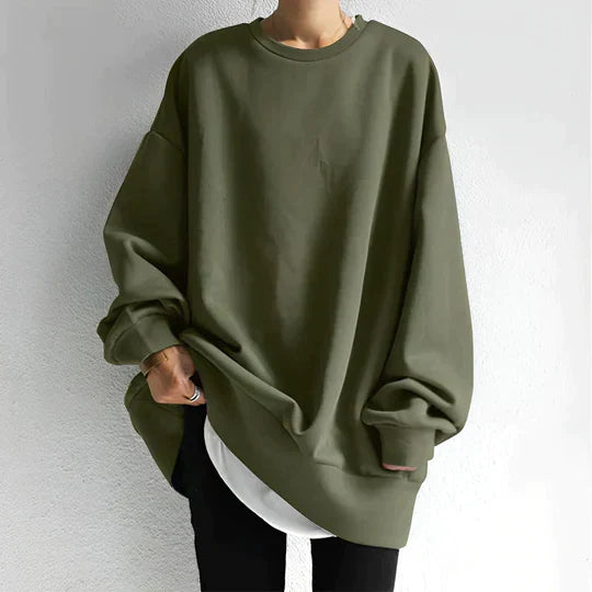 Lässiger Pullover in Übergröße