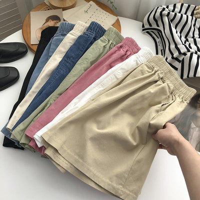 Femme Relaxed Fit Hohe Taillen Shorts Heidi-Mode