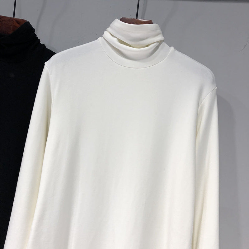 Damen Langarm Rollkragenoberteil aus Soft-Touch-Stoff Heidi-Mode