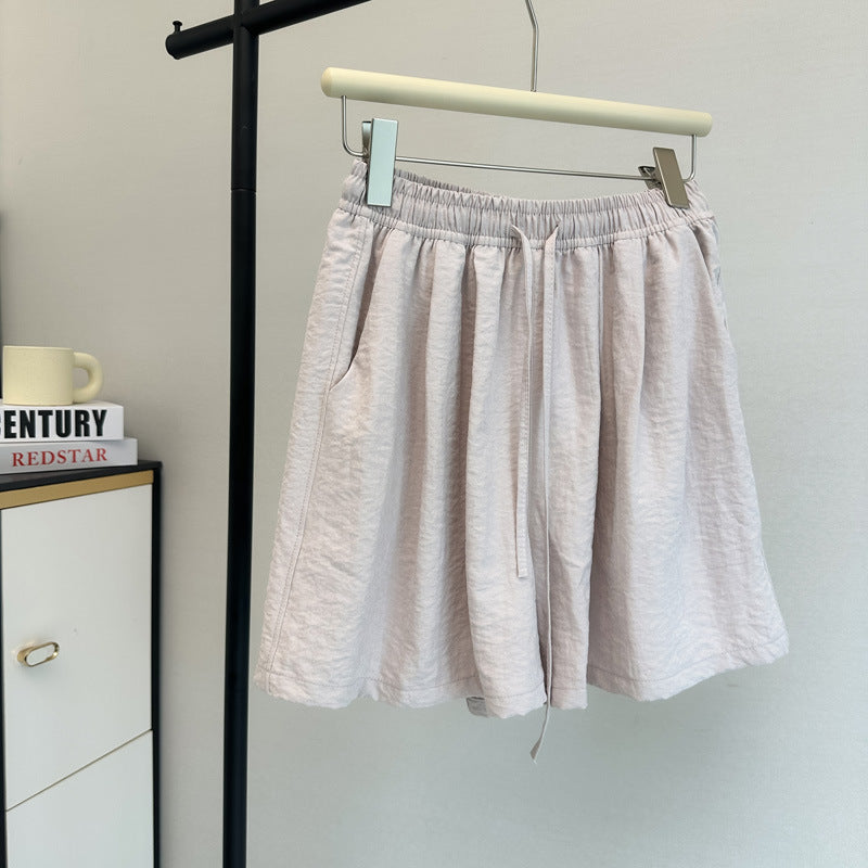 Femme Relaxed Fit Leinen Lounge Shorts Heidi-Mode