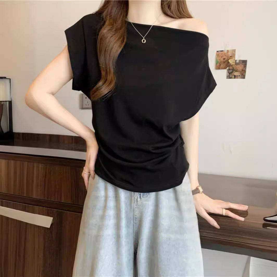 Femme Off-Shoulder Relaxed Fit Top Heidi-Mode