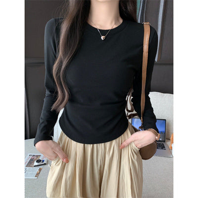 Damen Langarm Basic Layering Top Heidi-Mode