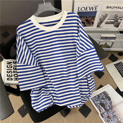 Femme Relaxed Fit Gestreifter Loungewear Set Heidi-Mode