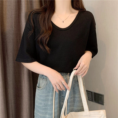 Femme Relaxed Fit Waffelstricktop Heidi-Mode