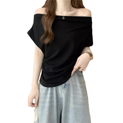 Femme Off-Shoulder Relaxed Fit Top Heidi-Mode