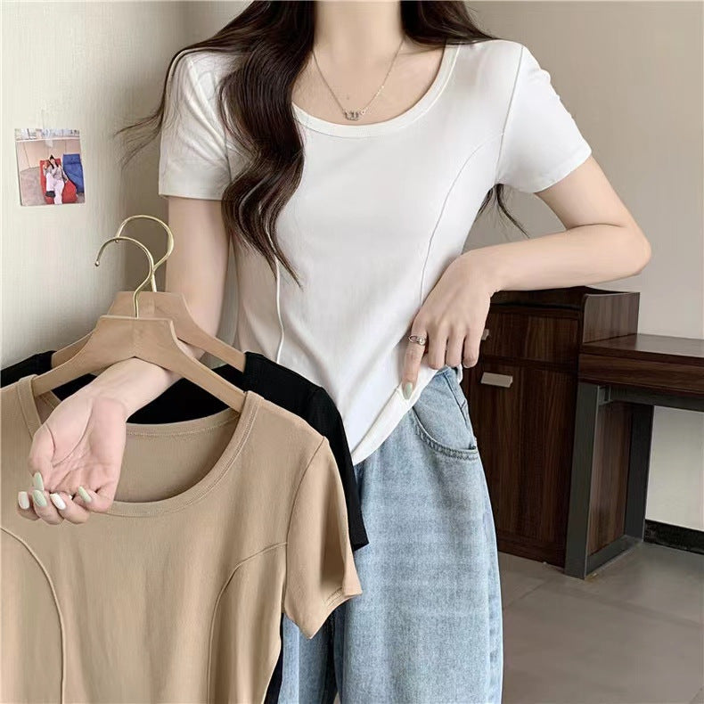 Femme Nahtlos Kurzarmshirt Heidi-Mode