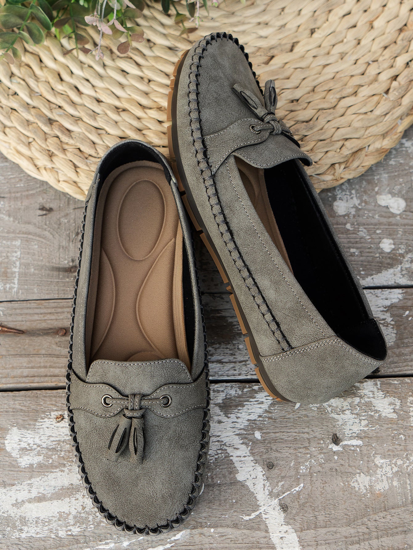 Damen Slipper aus veganem Leder mit weichem Futter – Elegante Mokassins für jeden Tag