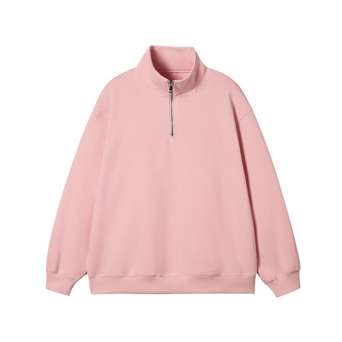 Femme Hochkragen Zip-Up Sweatshirt Heidi-Mode