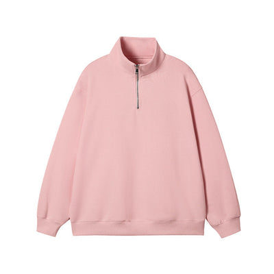 Femme Hochkragen Zip-Up Sweatshirt Heidi-Mode