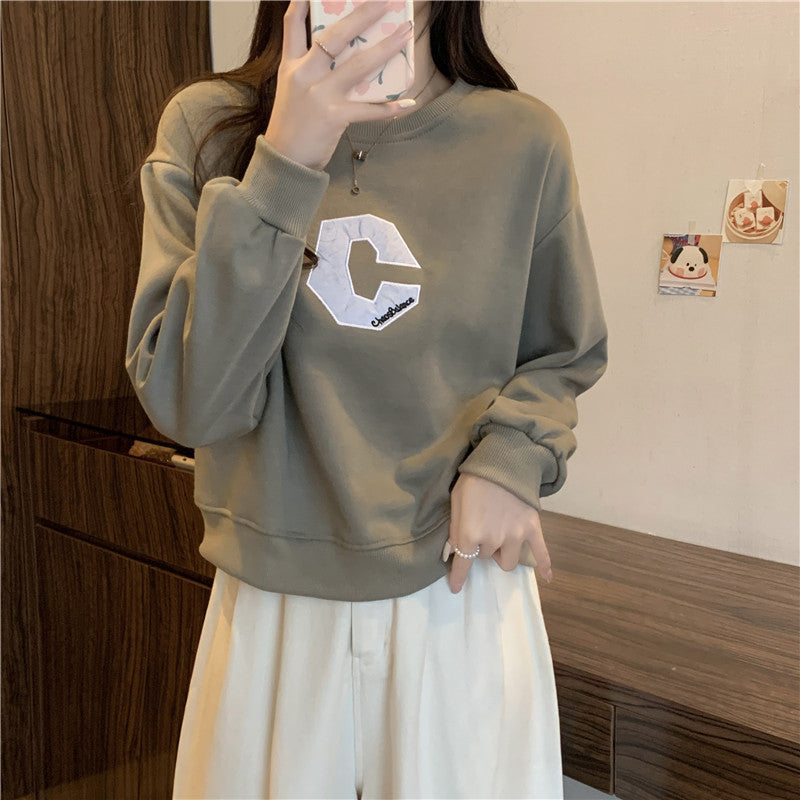 Femme Grafik Logo Sweatshirt Heidi-Mode