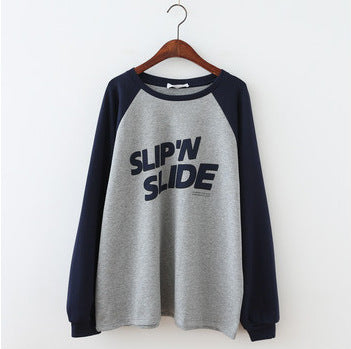 Femme Grafik Pullover Sweatshirt mit Relaxed Fit Heidi-Mode