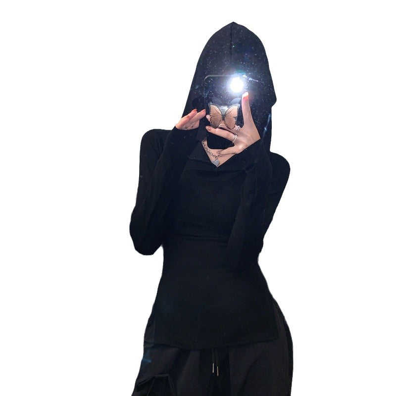 Femme Langarm-Cowl-Neck-Top Heidi-Mode