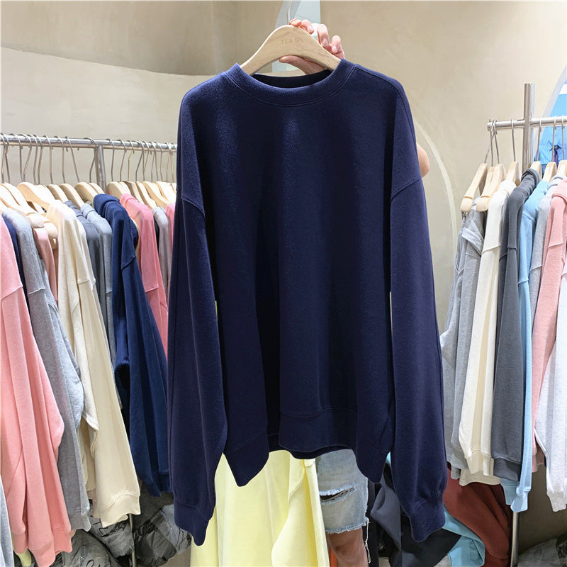 Damen Oversized Relaxed Fit Fleece Sweatshirt Heidi-Mode