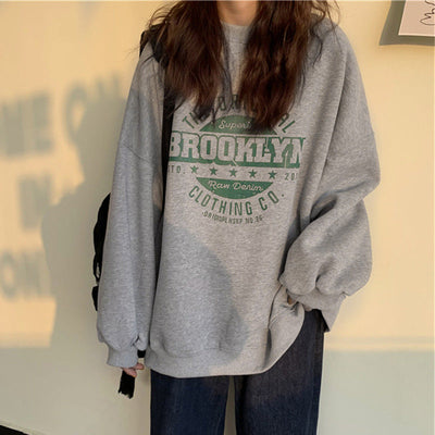 Femme Übergröße Grafisches Sweatshirt Heidi-Mode 1747901766