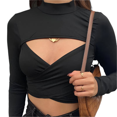 Yvonne - Verführerischer Ausschnitt Oberteil