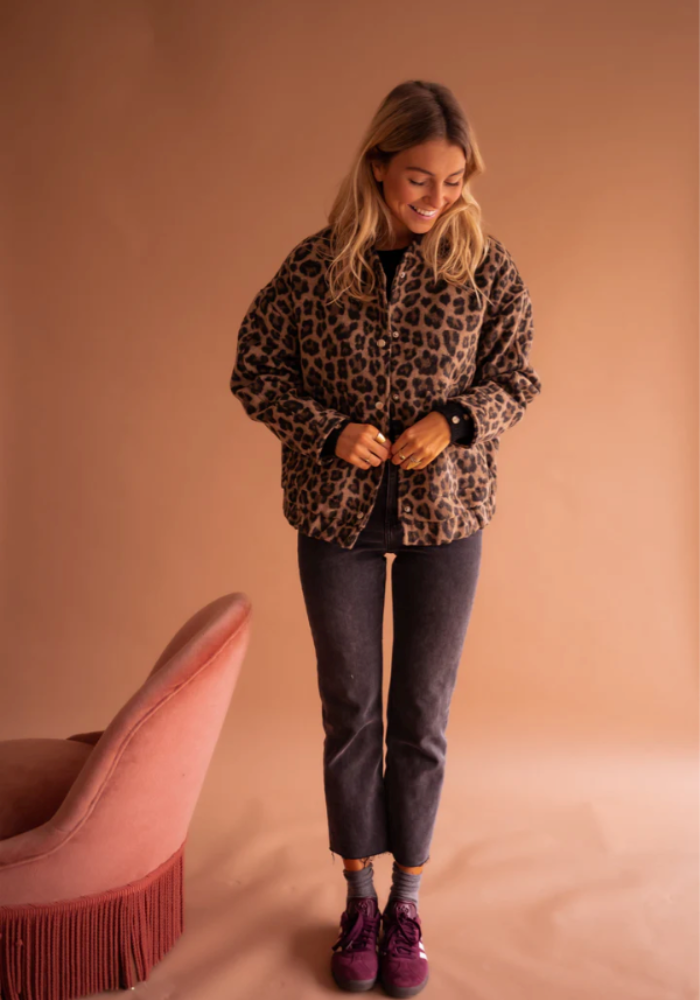 LEONAâ | Die Leopard-Bomberjacke