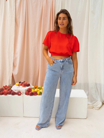 LORENAâ  | DIE CROPPED-BLUSE
